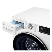 LG 9 kg Vaskemaskin(Hvit) - Auto Dose, Steam, Energiklasse A, TurboWash360™, AI DD™, Smart Diagnosis™ med Wi-Fi, FV96VNS2QA, FV96VNS2QA, thumbnail 5