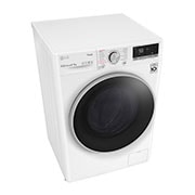 LG 8 kg / 6 kg Kombinert vaskemaskin/tørketrommel(Hvit) - Steam, Energiklasse E, AI DD™, Smart Diagnosis™ med Wi-Fi, K4DV508S1WE, thumbnail 9