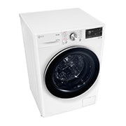 LG 10.5 kg / 7 kg Kombinert vaskemaskin/tørketrommel(Hvit) - Auto-Dose, Steam, Energiklasse E, TurboWash™360, AI DD™, Smart Diagnosis™ med Wi-Fi, CV74J7S2QA, CV74J7S2QA, thumbnail 8