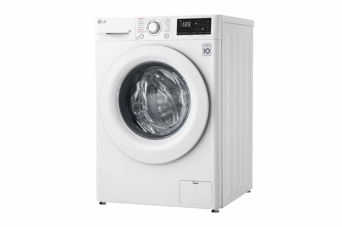 LG 9 kg Vaskemaskin(Hvit) - Energiklasse A, AI DD™, Steam™, Smart Diagnosis, FV34VNS0A, FV34VNS0A, thumbnail 11