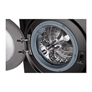 LG 9 kg / 6 kg Kombinert vaskemaskin/tørketrommel(Svart) - Auto-Dose, Steam, Energiklasse E, TurboWash™360, AI DD™, Smart Diagnosis™ med Wi-Fi, CV90V6S2BA, CV90V6S2BA, thumbnail 3