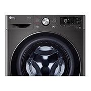 LG 9 kg / 6 kg Kombinert vaskemaskin/tørketrommel(Svart) - Auto-Dose, Steam, Energiklasse E, TurboWash™360, AI DD™, Smart Diagnosis™ med Wi-Fi, CV90V6S2BA, CV90V6S2BA, thumbnail 4