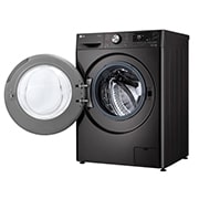 LG 9 kg / 6 kg Kombinert vaskemaskin/tørketrommel(Svart) - Auto-Dose, Steam, Energiklasse E, TurboWash™360, AI DD™, Smart Diagnosis™ med Wi-Fi, CV90V6S2BA, CV90V6S2BA, thumbnail 13
