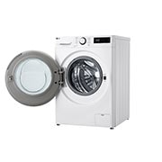 LG 9kg / 6 kg Kombinert vaskemaskin/tørketrommel(Hvit) - Steam, Energiklasse A/D, TurboWash™360, AI DD™, Smart Diagnosis™, Right_open_View, CV50T6S2E1, thumbnail 11