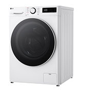 LG 9kg / 6 kg Kombinert vaskemaskin/tørketrommel(Hvit) - Steam, Energiklasse A/D, TurboWash™360, AI DD™, Smart Diagnosis™, Right_Side_View, CV50T6S2E1, thumbnail 12
