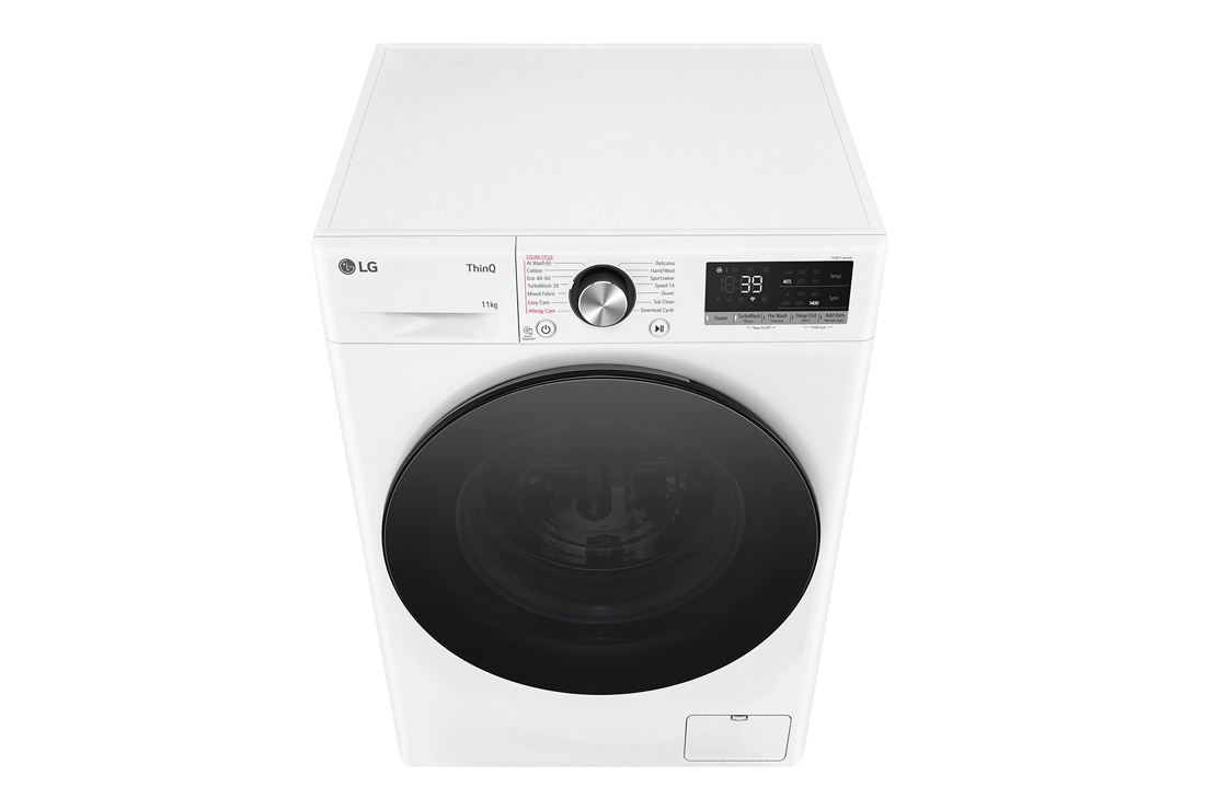 LG 11 kg Vaskemaskin(Hvit) - Steam, Energiklasse A, TurboWash360™, AI DD™, Smart Diagnosis™ med Wi-Fi, FV74JNS2QA, FV94ENS2WN, thumbnail 15