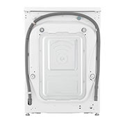 LG 13 kg Vaskemaskin(Hvit) - Auto Dose, Steam+, Energiklasse A, TurboWash360™, AI DD™, Smart Diagnosis™ med Wi-Fi, back view, P4Y9LAP2W, thumbnail 15