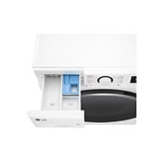 LG 9 kg Vaskemaskin(Hvit) - Steam, Energiklasse A, AI DD™, Smart Diagnosis™&nbsp;, Top Drawer open, F4Y5VYP1W, thumbnail 7