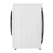 LG 9kg / 6 kg Kombinert vaskemaskin/tørketrommel(Hvit) - Steam, Energiklasse A/D, TurboWash™360, AI DD™, mart Diagnosis™, Side view, F4Y5VRP6WY, thumbnail 14