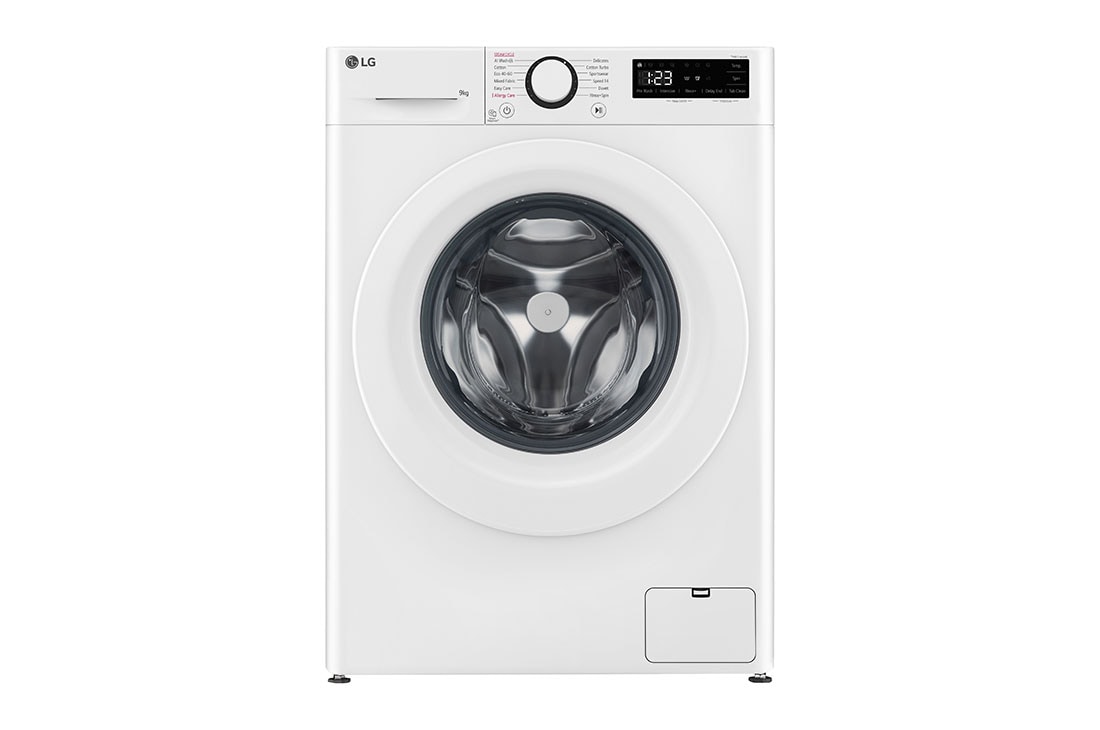 LG 9 kg Vaskemaskin(Hvit) - Steam, Energiklasse A, AI DD™, Smart Diagnosis™ , F4Y5VYP1W, F4Y5VYP3W