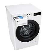 LG 11 kg Vaskemaskin(Hvit) - Steam, Energiklasse A, AI DD™, Smart Diagnosis™, Top perspective drawer open, F4Y5EYP6W, thumbnail 9