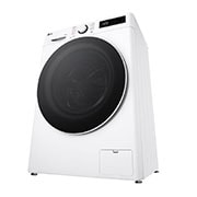 LG Slim 8 kg / 5 kg Kombinert vaskemaskin/tørketrommel(Hvit) - Steam, Energiklasse A/E, AI DD™, Smart Diagnosis™, 47,5cm dybde, Right perspective, P2Y5PRP0W, thumbnail 11
