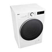 LG Slim 8 kg / 5 kg Kombinert vaskemaskin/tørketrommel(Hvit) - Steam, Energiklasse A/E, AI DD™, Smart Diagnosis™, 47,5cm dybde, Top perspective, P2Y5PRP0W, thumbnail 8