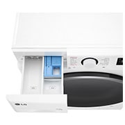 LG 11 kg / 6 kg Kombinert vaskemaskin/tørketrommel(Hvit) - Steam, Energiklasse A/D, TurboWash™ 360, AI DD™, Smart Diagnosis™, Top Drawer open, F4Y5ERP1WY, thumbnail 7