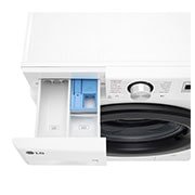 LG 11 kg Vaskemaskin(Hvit) - Steam, Energiklasse A, AI DD™ och Smart Diagnosis™, Top drawer open, F4Y5EYP6W0F, thumbnail 7