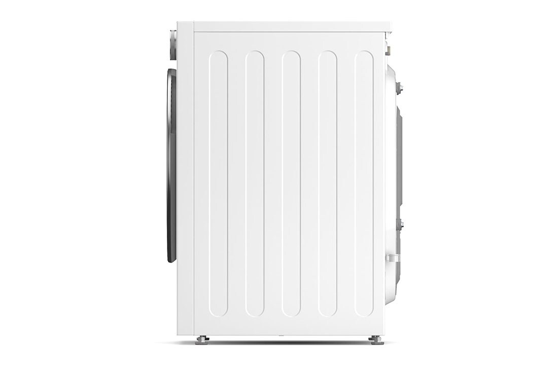 LG 9 kg Vaskemaskin(Essence White) - Energiklasse A, LCD-panel, Auto Dose, TurboWash360™, AI DD™, Smart Diagnosis™ med Wi-Fi, Side view, F4X7509TWS, thumbnail 10