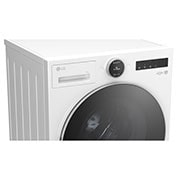 LG 9 kg Vaskemaskin(Essence White) - Energiklasse A, LCD-panel, Auto Dose, TurboWash360™, AI DD™, Smart Diagnosis™ med Wi-Fi, Detail view, F4X7509TWS, thumbnail 5