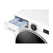 LG 9 kg Vaskemaskin(Essence White) - Energiklasse A, LCD-panel, Auto Dose, TurboWash360™, AI DD™, Smart Diagnosis™ med Wi-Fi, Detergent port open, F4X7509TWS, thumbnail 6