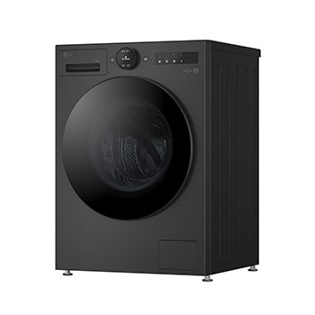 LG 9 kg Vaskemaskin(Essence Black) - Energiklasse A, LCD-panel, Auto Dose, TurboWash360™, AI DD™, Smart Diagnosis™ med Wi-Fi, Detail view, F4X7509TBB, thumbnail 4
