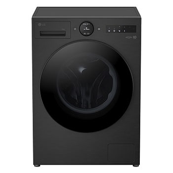 LG 9 kg Vaskemaskin(Essence Black) - Energiklasse A, LCD-panel, Auto Dose, TurboWash360™, AI DD™, Smart Diagnosis™ med Wi-Fi, Left side view, F4X7509TBB, thumbnail 7