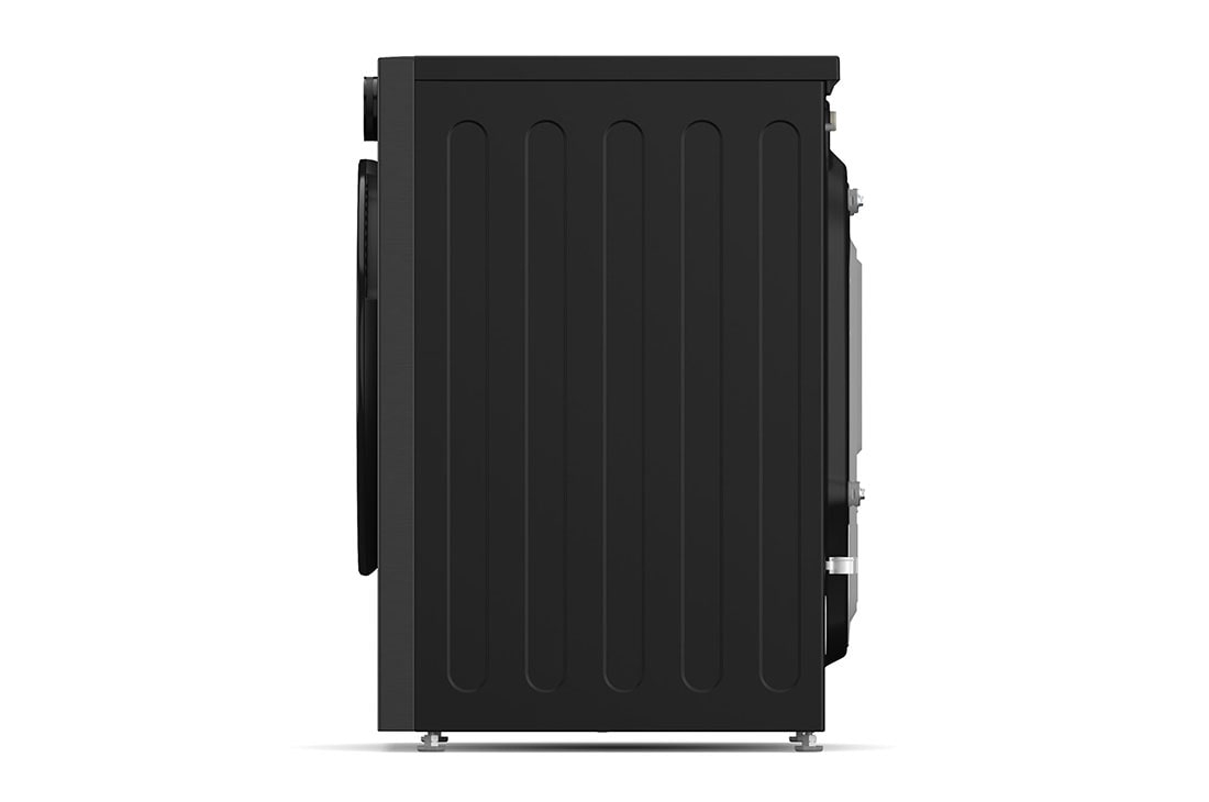 LG 11 kg Vaskemaskin(Essence Black) - Energiklasse A, LCD-panel, Auto Dose, TurboWash360™, AI DD™, Smart Diagnosis™ med Wi-Fi, side view, F4X7511TBB, thumbnail 15