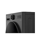 LG 11 kg Vaskemaskin(Essence Black) - Energiklasse A, LCD-panel, Auto Dose, TurboWash360™, AI DD™, Smart Diagnosis™ med Wi-Fi, Left Side view, F4X7511TBB, thumbnail 8