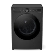 LG 11 kg Vaskemaskin(Essence Black) - Energiklasse A, LCD-panel, Auto Dose, TurboWash360™, AI DD™, Smart Diagnosis™ med Wi-Fi, front perspective view , F4X7511TBB, thumbnail 13