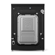 LG 11 kg Vaskemaskin(Essence Black) - Energiklasse A, LCD-panel, Auto Dose, TurboWash360™, AI DD™, Smart Diagnosis™ med Wi-Fi, back view, F4X7511TBB, thumbnail 16