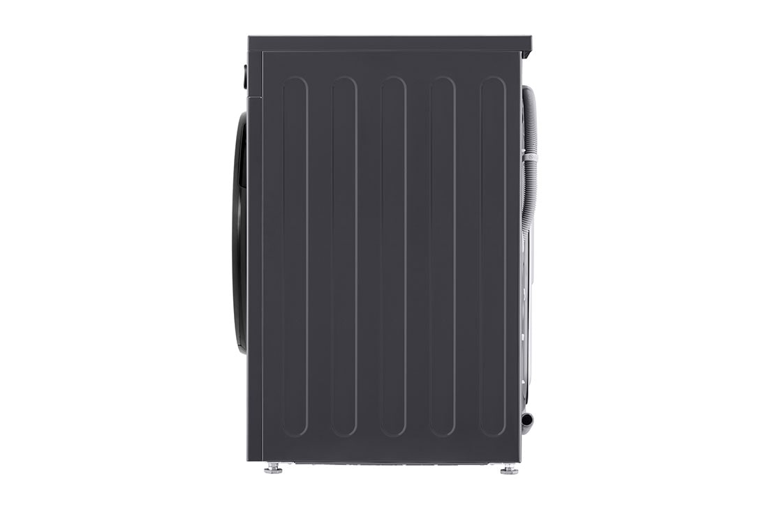 LG 8 kg Vaskemaskin(Essence Black) - Steam, Energiklasse A, 6 Motion DD, Smart Diagnosis™ med Wi-Fi, side view, F4X1008NMB, thumbnail 11