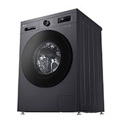 LG 8 kg Vaskemaskin(Essence Black) - Steam, Energiklasse A, 6 Motion DD, Smart Diagnosis™ med Wi-Fi, right view, F4X1008NMB, thumbnail 4