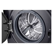 LG 8 kg Vaskemaskin(Essence Black) - Steam, Energiklasse A, 6 Motion DD, Smart Diagnosis™ med Wi-Fi, drum view , F4X1008NMB, thumbnail 8