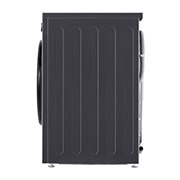 LG 8 kg Vaskemaskin(Essence Black) - Steam, Energiklasse A, 6 Motion DD, Smart Diagnosis™ med Wi-Fi, side view, F4X1008NMB, thumbnail 11