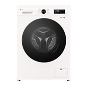 LG 9 kg Vaskemaskin(Svart) - Steam, Energiklasse A, 6 Motion DD, Smart Diagnosis™&nbsp;med Wi-Fi, front view, F4X1009NWB, thumbnail 1