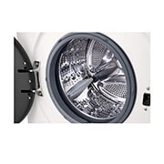 LG 9 kg Vaskemaskin(Svart) - Steam, Energiklasse A, 6 Motion DD, Smart Diagnosis™&nbsp;med Wi-Fi, top view, F4X1009NWB, thumbnail 3