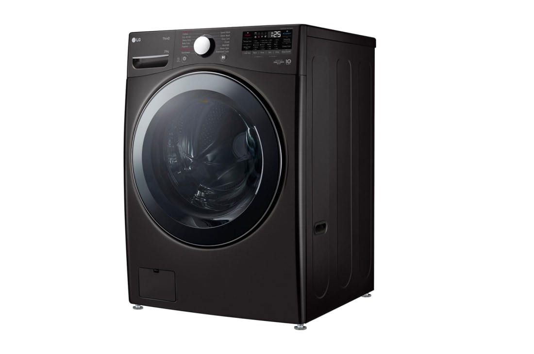 LG 20 kg Vaskemaskin(Svart) - Energiklasse B, Steam, TurboWash™, AI DD™, Smart Diagnosis™ med Wi-Fi, FVB20NS2TE, thumbnail 11