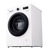 LG 9 kg Vaskemaskin(Essence White) - Steam, Energiklasse A, 6 Motion DD, Smart Diagnosis™ med Wi-Fi, side view, F4X1009NWH, thumbnail 8