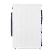 LG 9 kg Vaskemaskin(Essence White) - Steam, Energiklasse A, 6 Motion DD, Smart Diagnosis™ med Wi-Fi, side view, F4X1009NWH, thumbnail 12