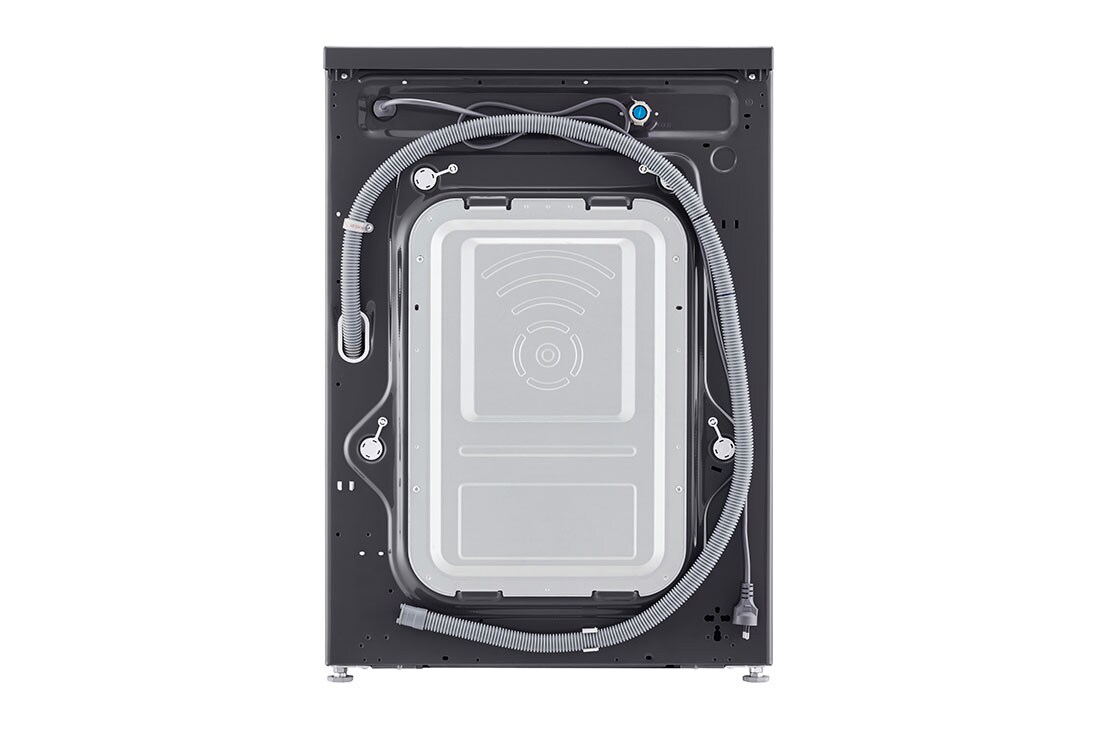 LG 9 kg Vaskemaskin(Essence Black) - Steam, Energiklasse A, 6 Motion DD, Smart Diagnosis™ med Wi-Fi, back view, F4X1009NMK, thumbnail 13