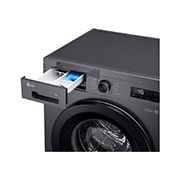 LG 9 kg Vaskemaskin(Essence Black) - Steam, Energiklasse A, 6 Motion DD, Smart Diagnosis™ med Wi-Fi, TopRightDrawerOpen, F4X1009NMK, thumbnail 10