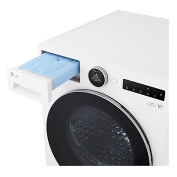 LG 9-kg DUAL Inverter Heat Pump™ Tørketrommel med Eco Hybrid™og Varmepumpeteknologi, detergant view, RHX7009TWS, thumbnail 6