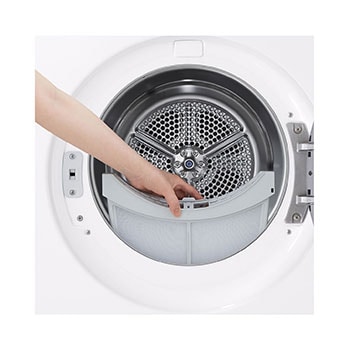 LG 9-kg DUAL Inverter Heat Pump™ Tørketrommel med Eco Hybrid™og Varmepumpeteknologi, drum , RHX7009TWS, thumbnail 8