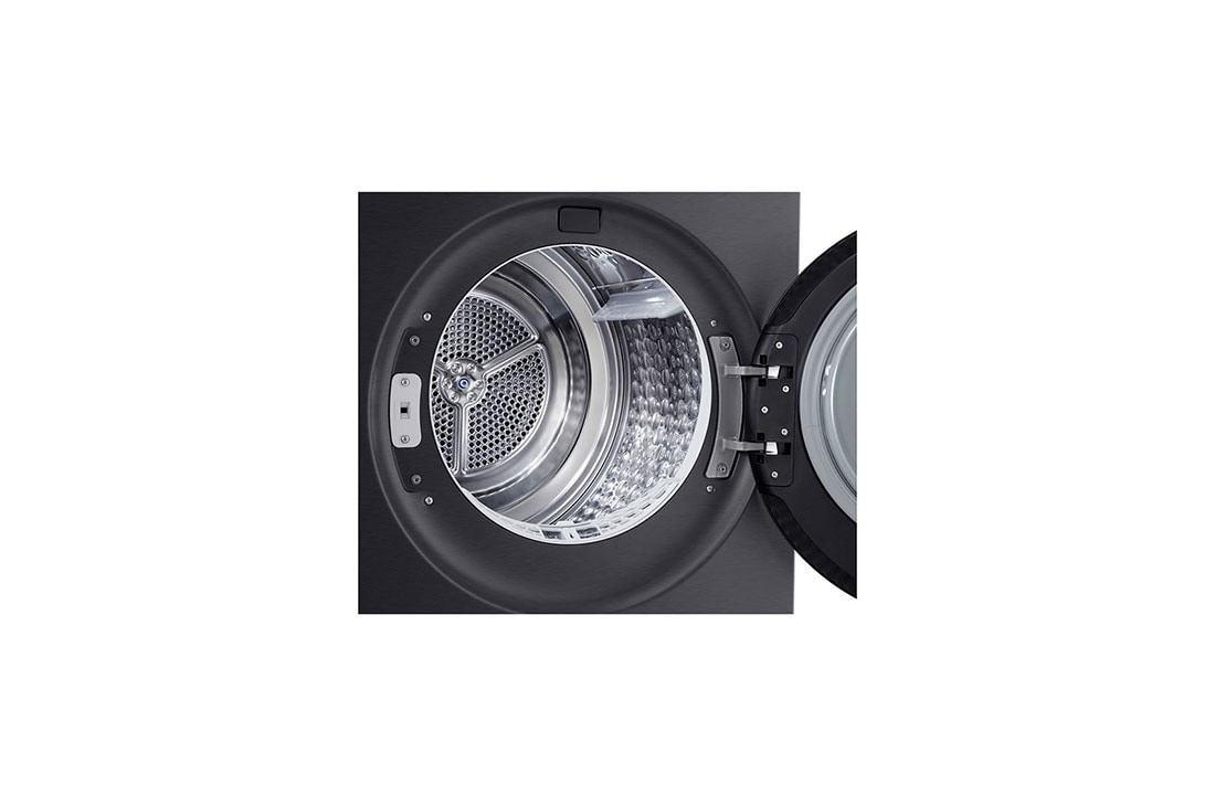 LG  9 kg Tørketrommel (Essence Black) - Energiklasse A+++, LCD-panel, DUAL Inverter Heat Pump™ og Smart Diagnosis™ med Wi-Fi, detergant view, RHX7009TBB, thumbnail 6