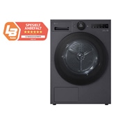 LG  9 kg Tørketrommel (Essence Black) - Energiklasse A+++, LCD-panel, DUAL Inverter Heat Pump™ og Smart Diagnosis™ med Wi-Fi, front view, RHX7009TBB, thumbnail 1