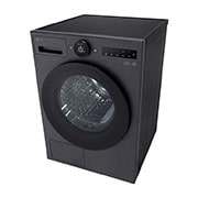 LG  9 kg Tørketrommel (Essence Black) - Energiklasse A+++, LCD-panel, DUAL Inverter Heat Pump™ og Smart Diagnosis™ med Wi-Fi, front view, RHX7009TBB, thumbnail 10