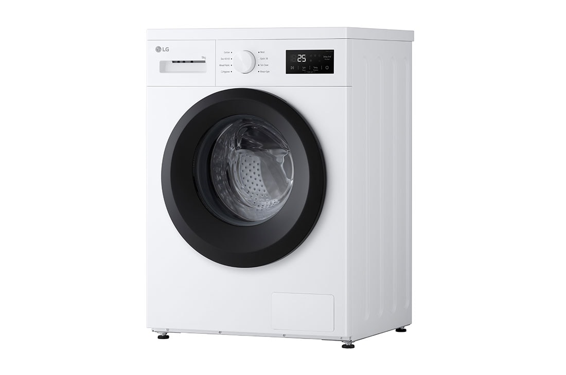 LG 9 kg Vaskemaskin(Hvit) - Steam, Energiklasse A, right side view, F4A1009NWK, thumbnail 15