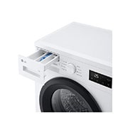 LG 9 kg Vaskemaskin(Hvit) - Steam, Energiklasse A, Detergent load side view, F4A1009NWK, thumbnail 5