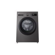 LG 9 kg Vaskemaskin(Dark Silver) - Steam, Energiklasse A, Front view, F4A1009NDK, thumbnail 2