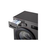 LG 9 kg Vaskemaskin(Dark Silver) - Steam, Energiklasse A, Drawer , F4A1009NDK, thumbnail 4
