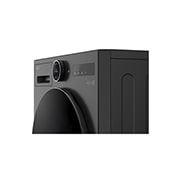 LG 9 kg Vaskemaskin(Essence Black) - Energiklasse A, LCD-vred, TurboWash360™, AI DD™, Smart Diagnosis™ med Wi-Fi, Top perspective view, F4X7009TBB, thumbnail 7