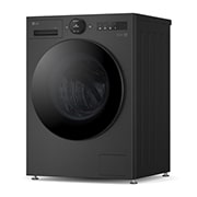 LG 9 kg Vaskemaskin(Essence Black) - Energiklasse A, LCD-vred, TurboWash360™, AI DD™, Smart Diagnosis™ med Wi-Fi, Side view open door, F4X7009TBB, thumbnail 9